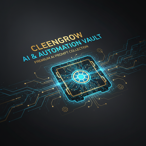 Cleengrow AI & Automation Vault - Premium AI Prompt Collection